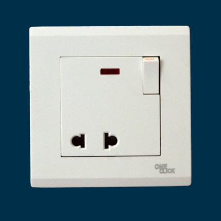 10 A 2 PIN SOCKET WITH SWITCH