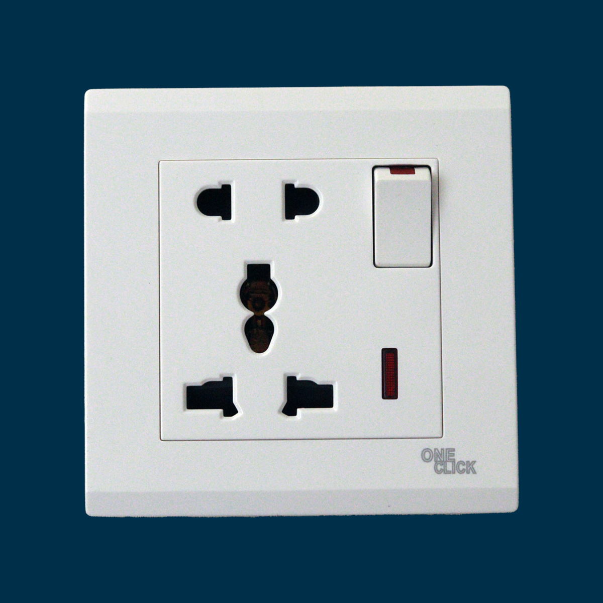 Untitled-6 (1) 6 PIN UNIVERSAL SOCKET WITH SWITCH - Image 1